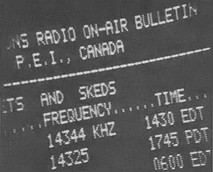 
The use of electronic information technology, such as computer bulletin boards, enabled New Directions Radio to post schedules and announcements about upcoming events.
